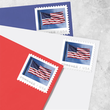 Forever Stamps First Class Postage Stamps Flag 2019