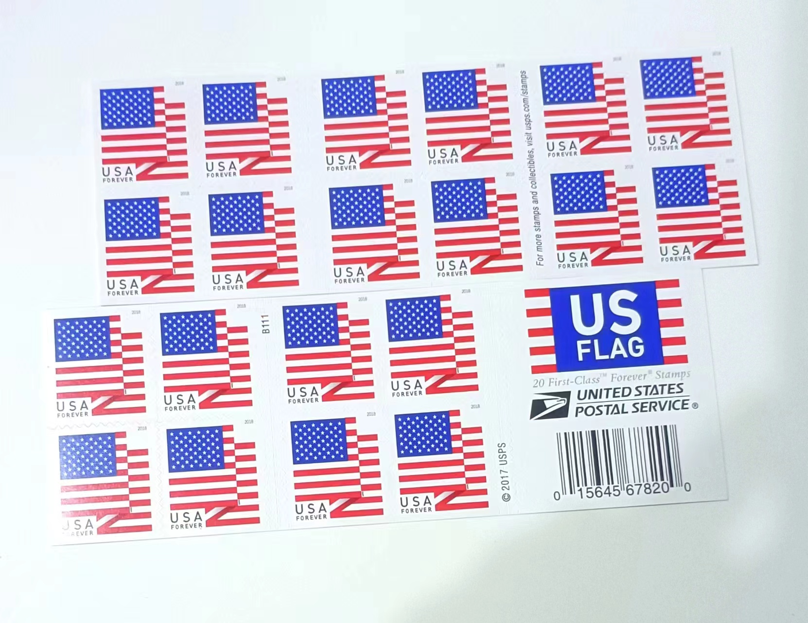 2018 First-Class Forever Stamp - US Flag
