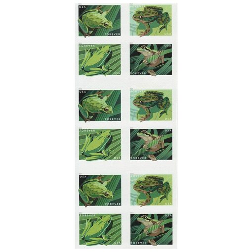 2019 Forever Stamps First Class Postage Stamps Frogs