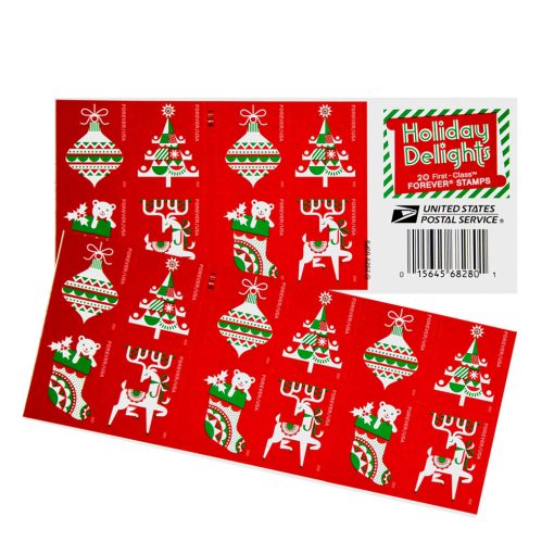Forever Stamps First Class Postage Stamps Holiday Delights  2020