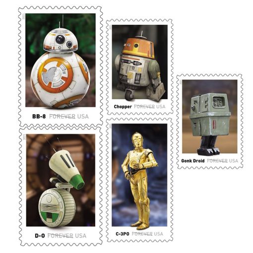 2021 Forever Stamps First Class Postage Stamps Star Wars Droids
