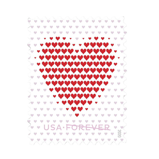 2020 Made of Hearts Forever Postage Stamps