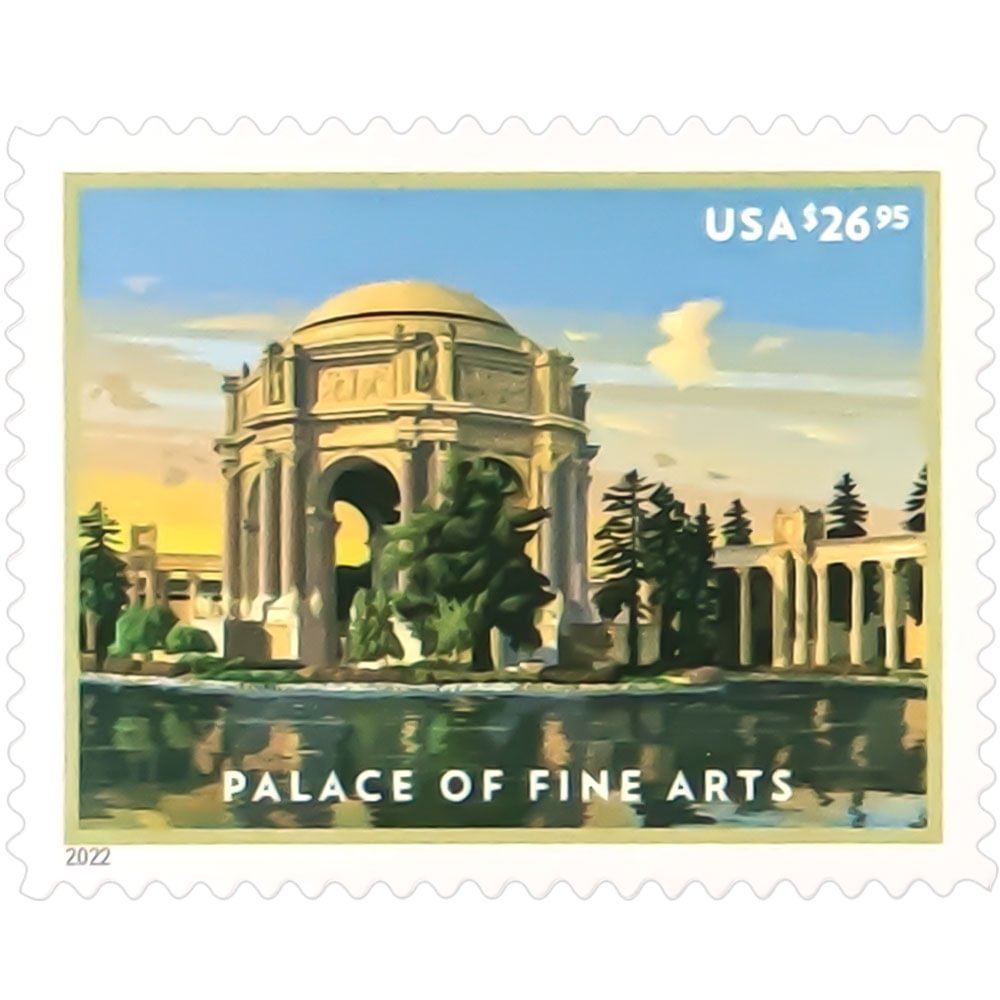2022 Priority Mail Palace of Fine Arts
