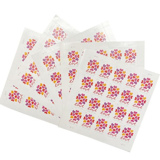 2019 Hearts Blossom Love US Forever Stamps Sheet of 20