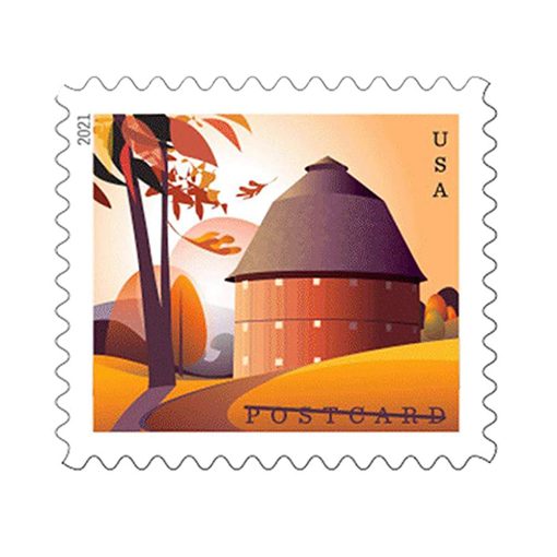 2021 Forever Stamps Postcards Stamps Barn