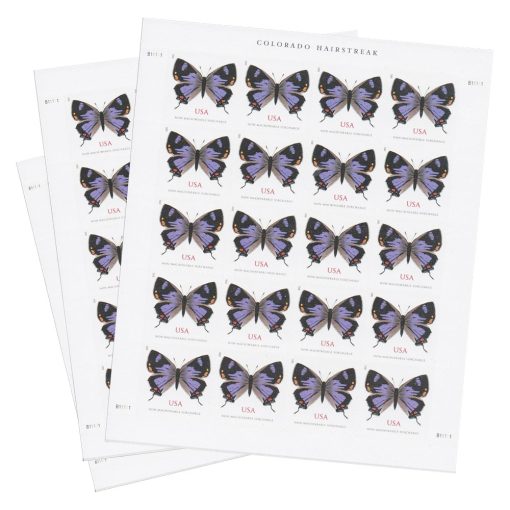 2021 Forever Stamps First Class Postage Stamps Colorado Hairstreak Butterfly