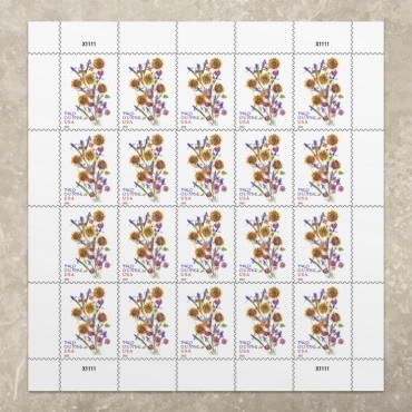 Sunflower Bouquet Stamps 2022 Two Ounces Stamps