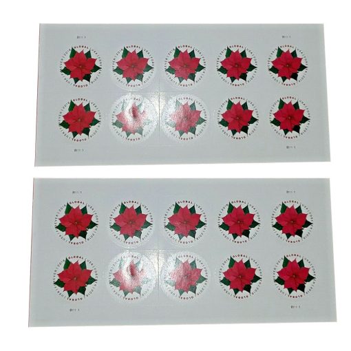 2018 Global: Poinsettia Sheet 10pcs