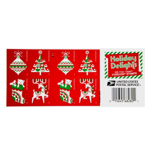 Forever Stamps First Class Postage Stamps Holiday Delights  2020