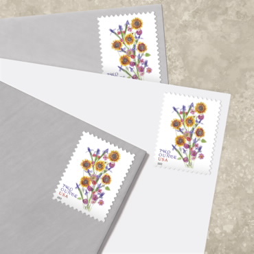 Sunflower Bouquet Stamps 2022 Two Ounces Stamps