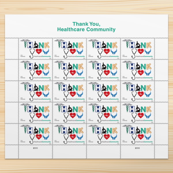 Thank You, HealthcareCommunity Stamps 2024
