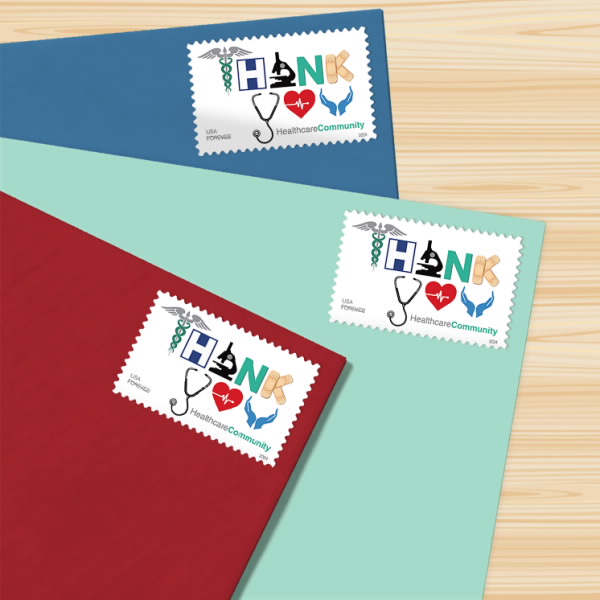 Thank You, HealthcareCommunity Stamps 2024
