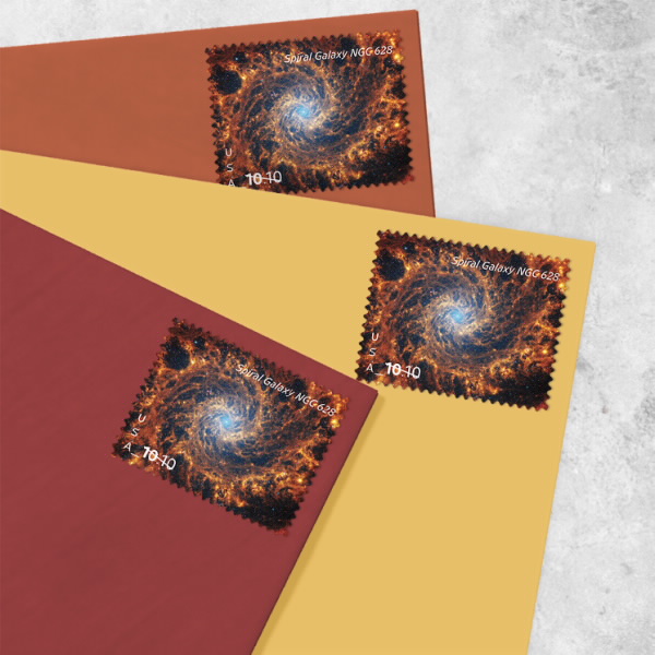 Spiral Galaxy Stamps 2025