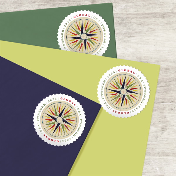 1794 Compass Rose Stamps 2025