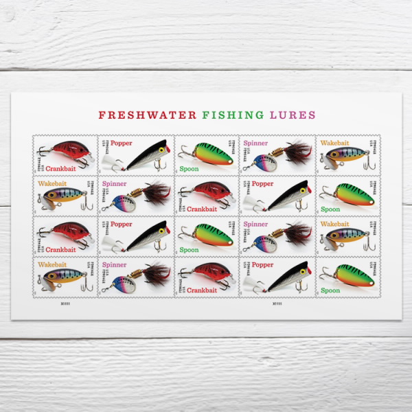 Freshwater Fishing LuresStamps 2025