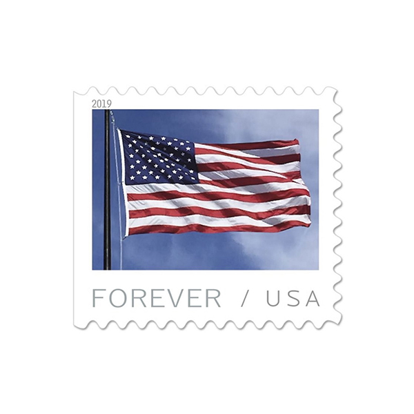 Forever Stamps First Class Postage Stamps Flag 2019