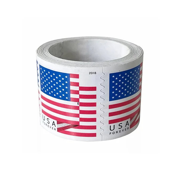 U.S. Flag Forever Stamps First Class Postage Stamps 2018 1 Coil