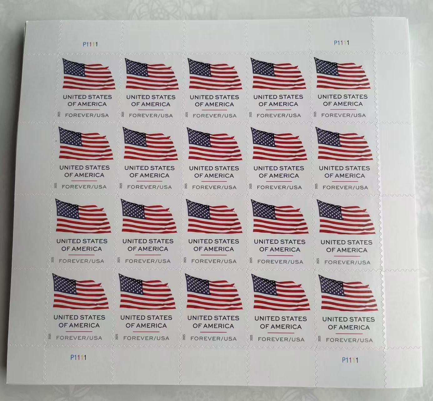 2025 US Flag Forever Stamps