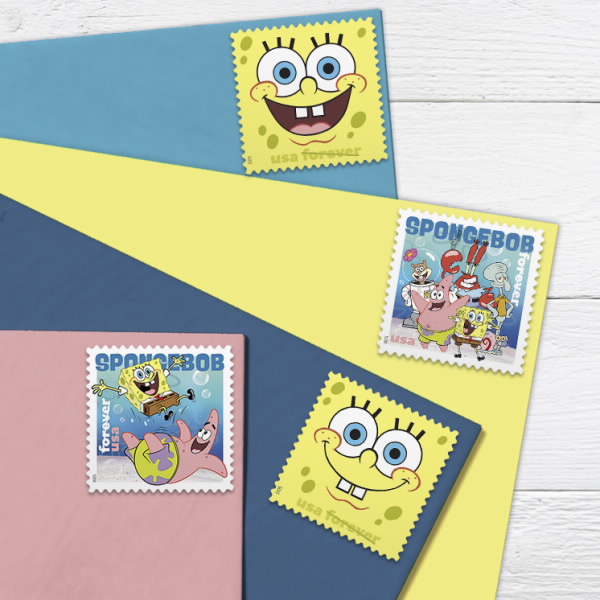 SpongeBob Squarepants Stamps 2025