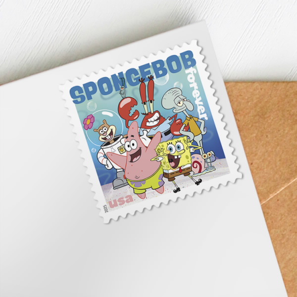 SpongeBob Squarepants Stamps 2025