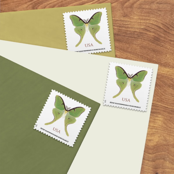 Luna Moth Stamps 2025